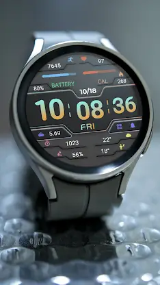 ZKin Watch Gray Dark Blocks screenshot 6
