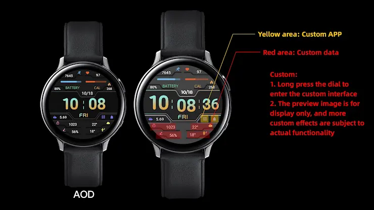 ZKin Watch Gray Dark Blocks screenshot 2