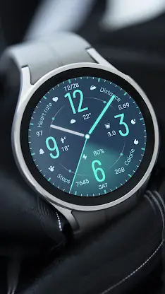 Green Glimmering For Wear OS screenshot 7