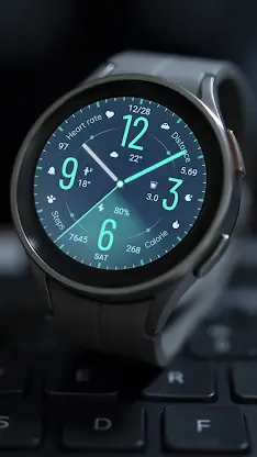 Green Glimmering For Wear OS screenshot 8
