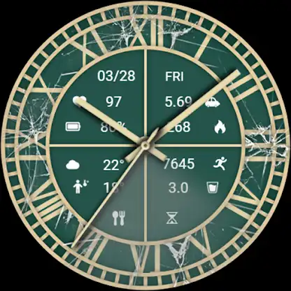 ZKinWatch Green Gold Dual Mode screenshot 7