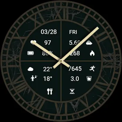ZKinWatch Green Gold Dual Mode screenshot 8