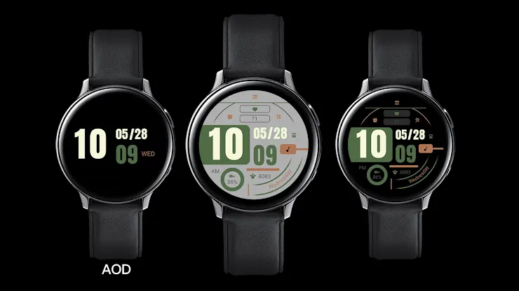 Green Number ZKin Watch screenshot 1