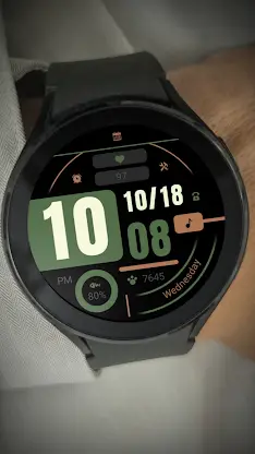 Green Number ZKin Watch screenshot 5