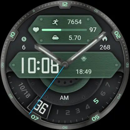 Green Shading ZKin Watch screenshot 8