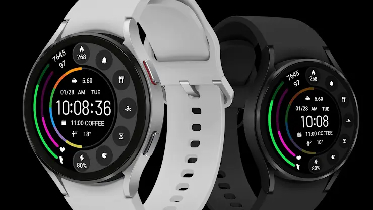 ZKin Watch Face Grey Color screenshot 1