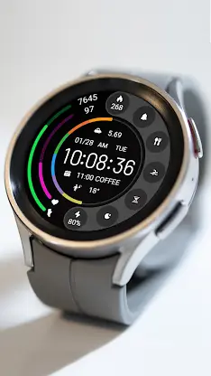 ZKin Watch Face Grey Color screenshot 2