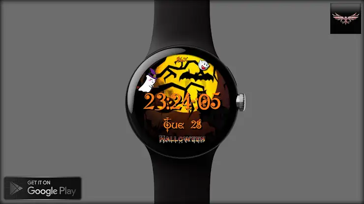 Halloween Ghost Watch Face screenshot 1