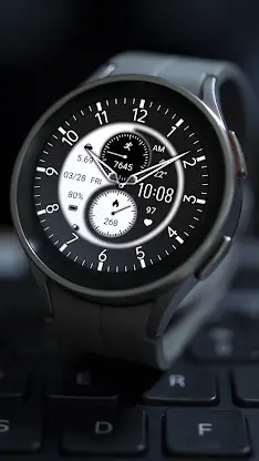 ZKin Watch Half Screen Black screenshot 5