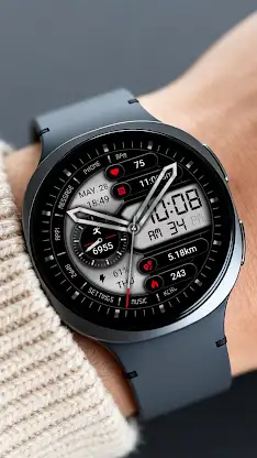 Half Screen Silver ZKin Watch screenshot 8