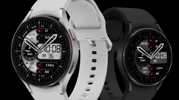 Half Screen Silver ZKin Watch screenshot 3