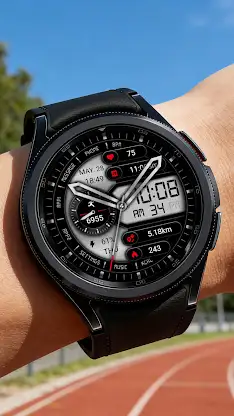 Half Screen Silver ZKin Watch screenshot 7