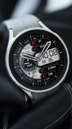 Half Screen Silver ZKin Watch screenshot 5