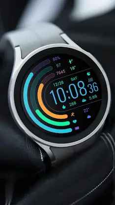 ZKin WatchFace Half Wheel Ring screenshot 2