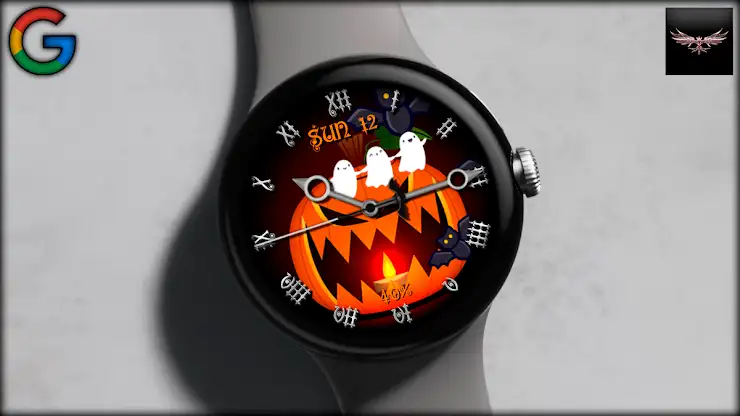 Halloween Pumpkin Watch Face screenshot 2