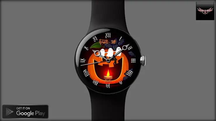 Halloween Pumpkin Watch Face screenshot 1