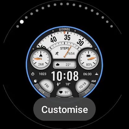 Hollow Black White ZKin Watch screenshot 8