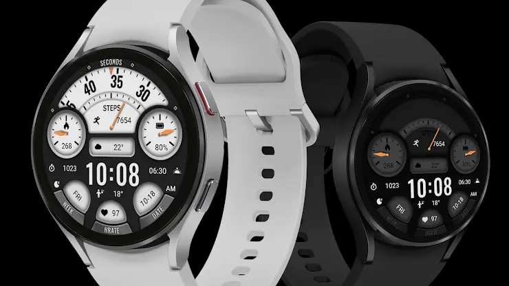Hollow Black White ZKin Watch screenshot 1