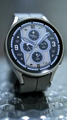 Indigo Quartz For Wear OS screenshot 6
