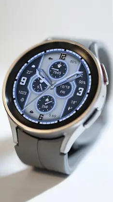 Indigo Quartz For Wear OS screenshot 5