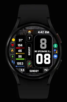 Informative Watch Face Wear OS screenshot 2