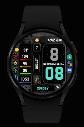 Informative Watch Face Wear OS screenshot 4