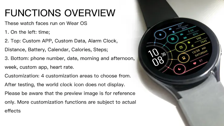 Ink Color Components Wear OS screenshot 3