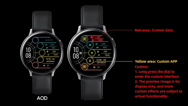 Ink Color Components Wear OS screenshot 1