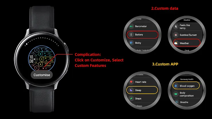 Ink Color Components Wear OS screenshot 2
