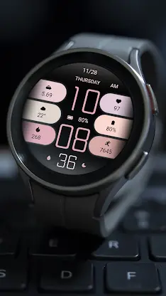 Ink Pink Component For Wear OS screenshot 8