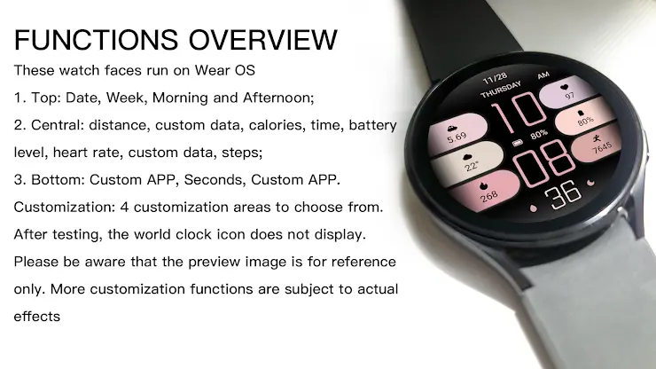 Ink Pink Component For Wear OS screenshot 3