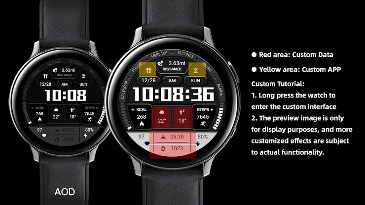 【ZKin】Ink White Text Clock screenshot 3