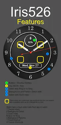 Iris526 Classic Analog Watch screenshot 2