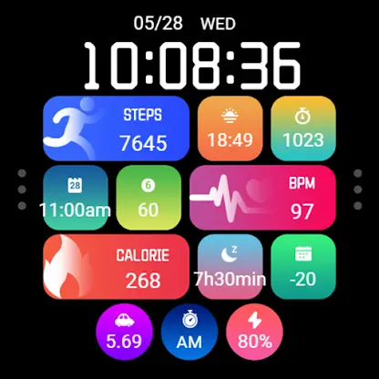 Large Icon Component ZKinWatch screenshot 8