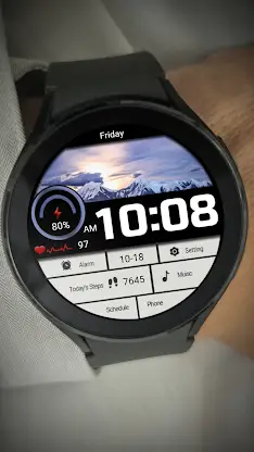 Large Weather LCD ZKin Watch screenshot 4
