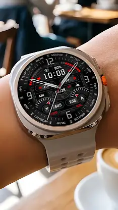Layering Metal Red ZKin Watch screenshot 1