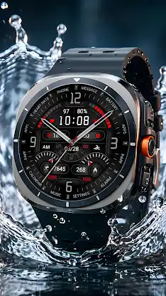 Layering Metal Red ZKin Watch screenshot 6