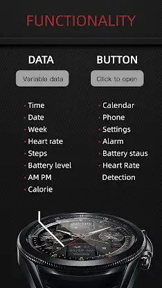 ZKin Watch Face Mechanical Aix screenshot 2