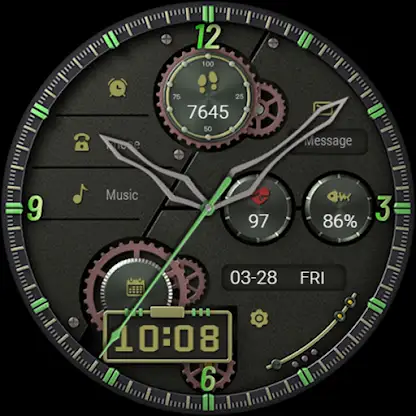 ZKin Watch Mechanical Green screenshot 6