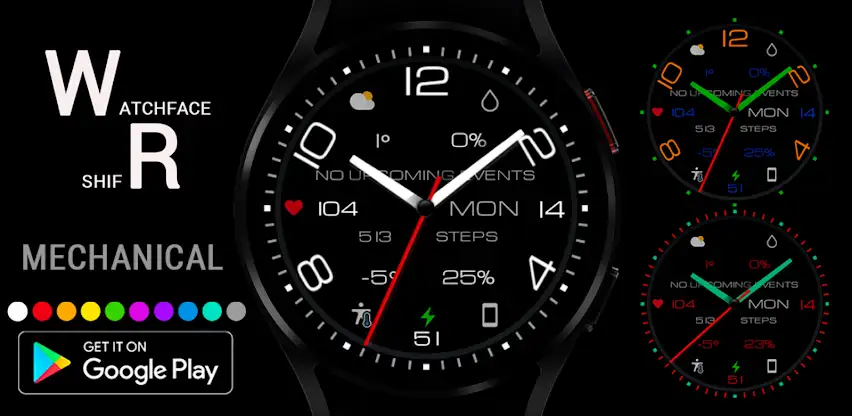 Mechanical Watch Face Wear OS screenshot 1
