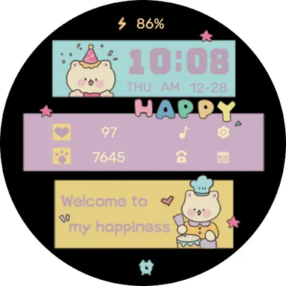 Meow Party For Wear OS screenshot 7