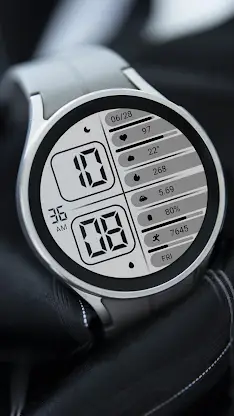 ZKin Watch Face Monochrome LCD screenshot 5