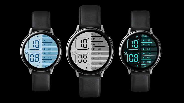 ZKin Watch Face Monochrome LCD screenshot 1