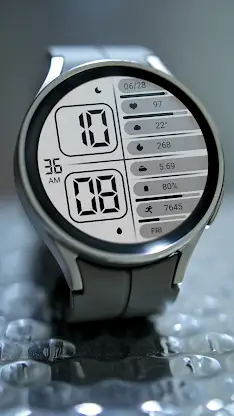 ZKin Watch Face Monochrome LCD screenshot 4
