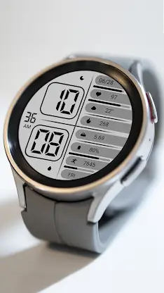 ZKin Watch Face Monochrome LCD screenshot 3