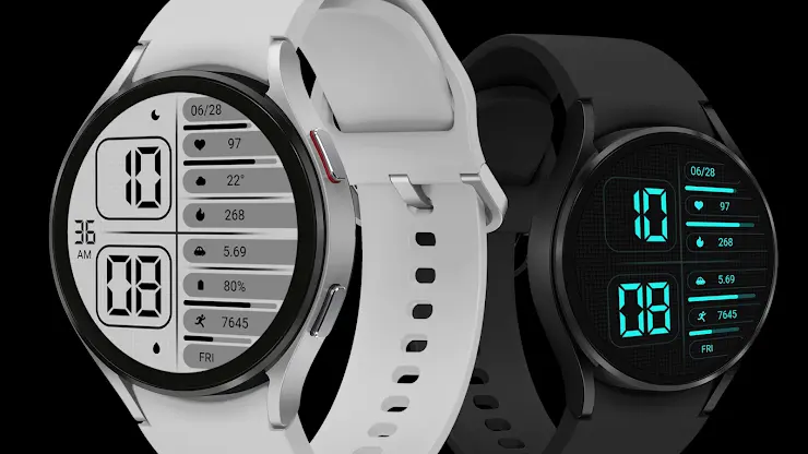 ZKin Watch Face Monochrome LCD screenshot 2