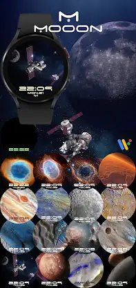 Mooon Digital Watch Face screenshot 2