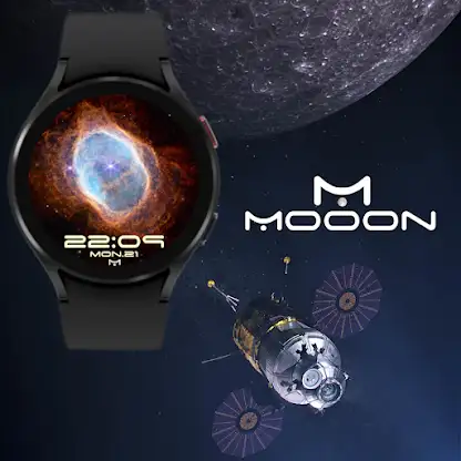 Mooon Digital Watch Face screenshot 1