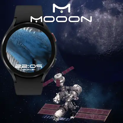 Mooon Digital Watch Face screenshot 3