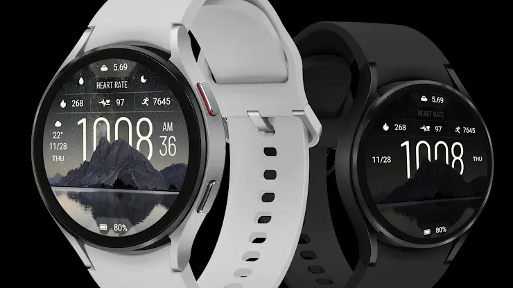 ZKin WatchFace Mountain Shadow screenshot 1